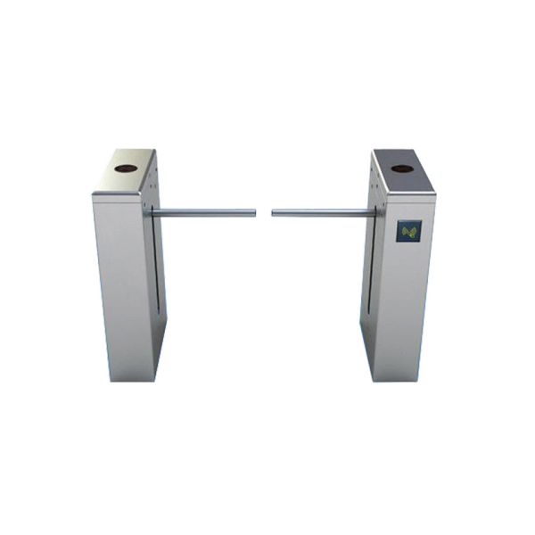 Quality Office Entrance Drop Arm Turnstile SS304 Stainless Steel Half Height With Alarm Function wholesale