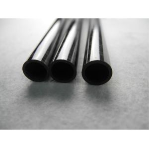 Round Twill Glossy Carbon Fiber Tube / Piping use in Telescopic Pole