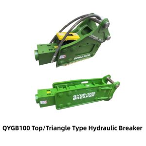 Cheap Top Type / Triangle Hydraulic Breaker Hammer QYGB100 100 Chisel for 10-16 Tons for sale