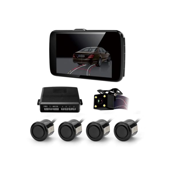 4" TFT LCD Video Parking Sensor DVR with Tracking Line and Voice Warning & Image