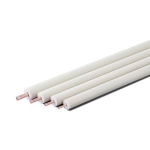 Custom Make Straight Copper Pipe , Thermal Insulated Air Conditioner Copper Lines