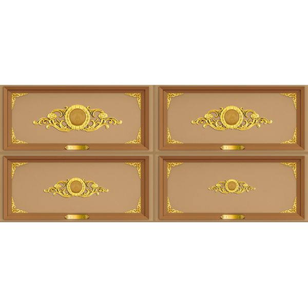 Religious Sacrificial Coffin Accessories , Coffin Ornaments With Plastic Meaterial