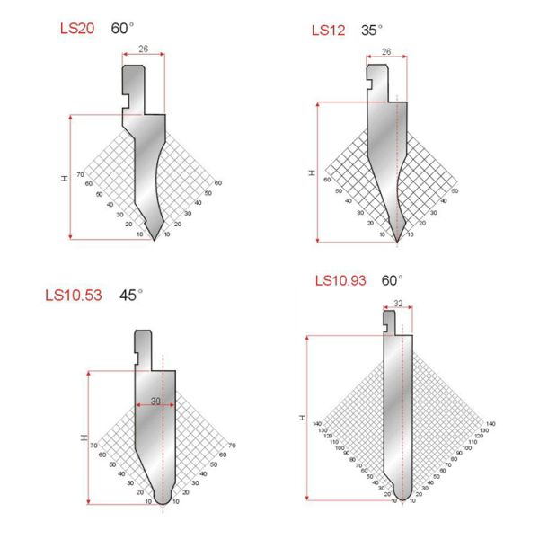 45HRC-50HRC Amada Die Hydraulic CNC Metal Bending Dies