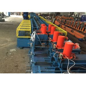 W Beam 5mm C Post Highway Guardrail Crash Barrier Roll Forming Machine