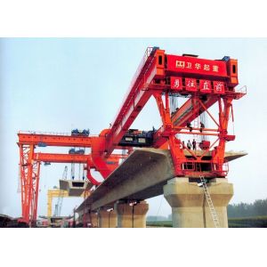 Double Girder Launching Gantry Crane Max Lifting Load 500 Ton Remote Control