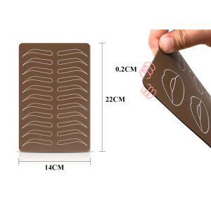 0.2cm Soft Silicone Permanent Makeup Practice Skin Microblading Tattoo