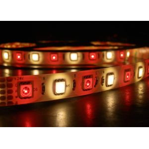 Indoor Decoration Led Rgb Strip Lights , 120 SMD Multi Color Led Strip