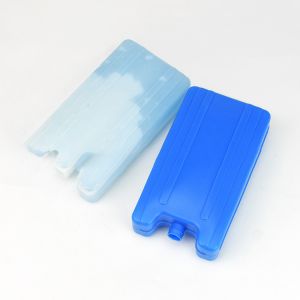 Cheap slim ice brick Plastic Blue Ice Box Freezer Keep Your Food Fresh 500g Personalized Gel Ice Pack for sale
