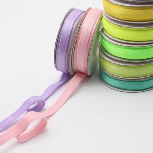 1cm Soft Nylon Elastic Band Webbing Bra Strap Anti Silp Silicone For Women