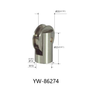 Ceiling Connector Three Branch Outlet Hardware Nickel Plated YW86271