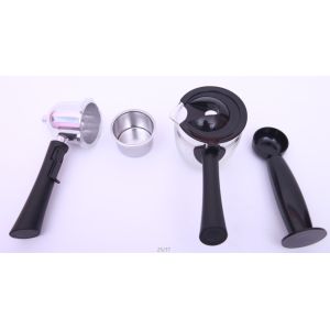 220V Steam Coffee Machines 4 Cups Black CRM2002 For Household