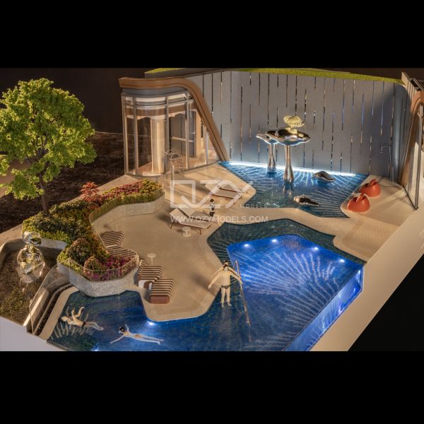 1/30 SHK Kai Tak Artwork Landscape Model Lightweight With None Mechanisim