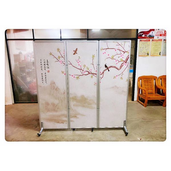 Quality Hotel Folding Partition Wall / Doors With Wheels Indonesia Hospital Movable Folding Partition Wall wholesale