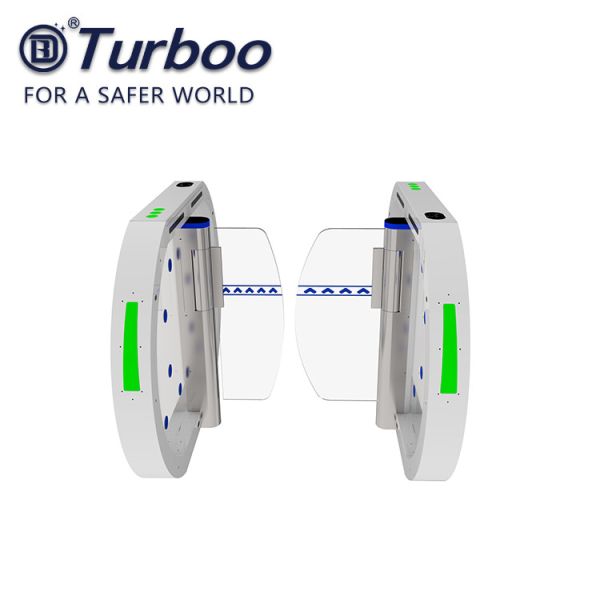 New design white paint high speed swing gate automatic vertical Turnstile for