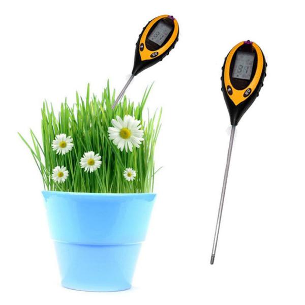 Quality 4-in-1 Sensor Meter for Soil Moisture Temperature PH Sunlight Compact and Lightweight wholesale