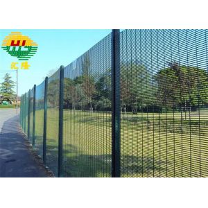 High Durability Clearview 358 Security Mesh Panels Rust Resistance