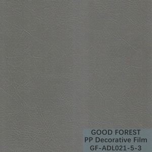 Decorative Black Polypropylene Film Degradable Naural Dermatoglyph