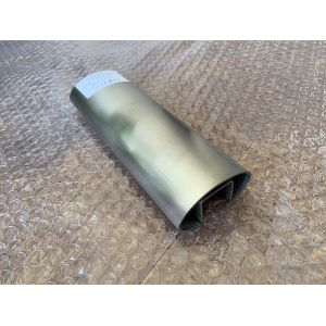 Oval Stainless Steel Slot Pipe Glass Railing Use Customization Support