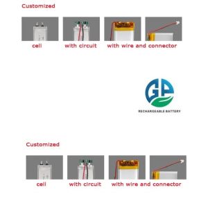 High Capacity Li Ion Polymer Battery Pack 2500mAh Li-Polymer Battery 3.7v 357090