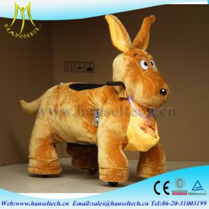 China Hansel playground equipment rocking coin operated kiddie rides for rent electric amusement octopus car animal dog rides on sale
