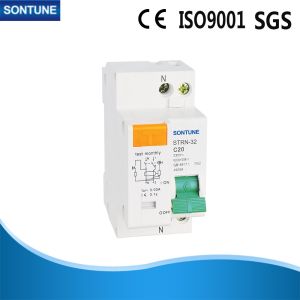 China STRN-32 2P RCBO Circuit Breaker 10ma Electronic Type AC 415 Voltage on sale