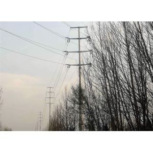 China 10KV Metal Power Line Towers , Double Circuit Electric Transmission Tower on sale