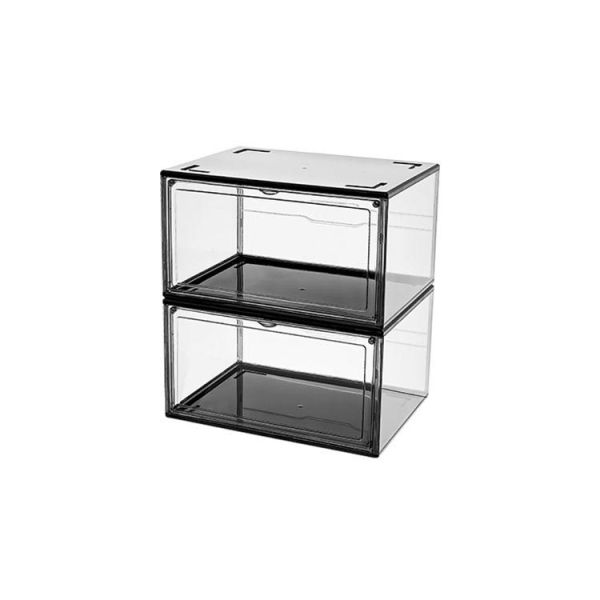 Quality Magnetic Plastic Acrylic Sneaker Display Case Stackable Transparent wholesale