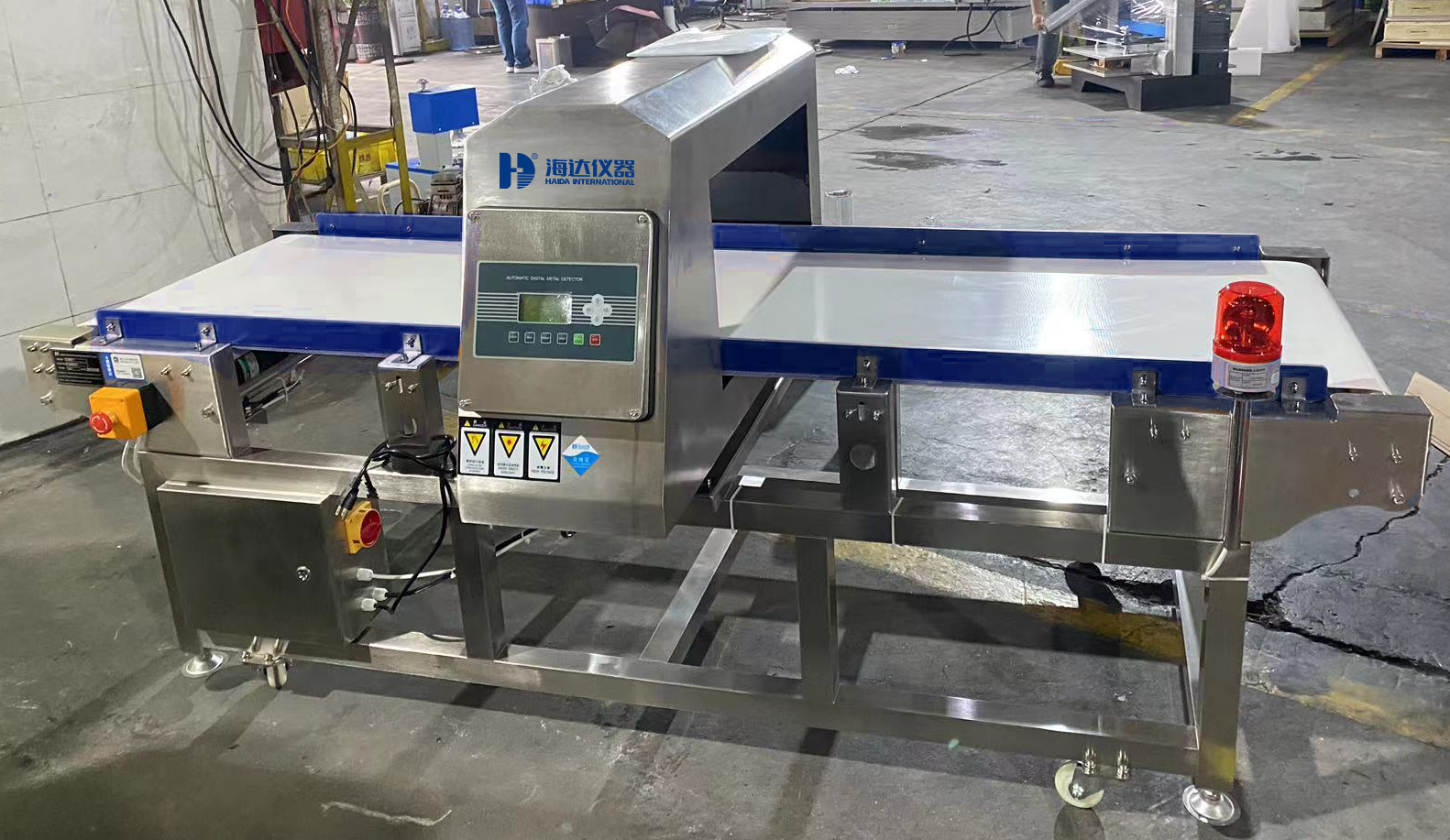 HD-W801-1 Metal Detector for Packaging 500mm Width 100mm Height