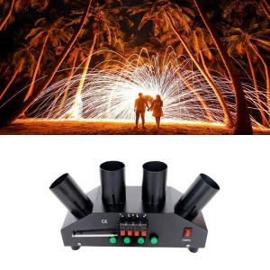 Professional Stage Special Effect Rotating Cold Fountain Fireworks Firing System