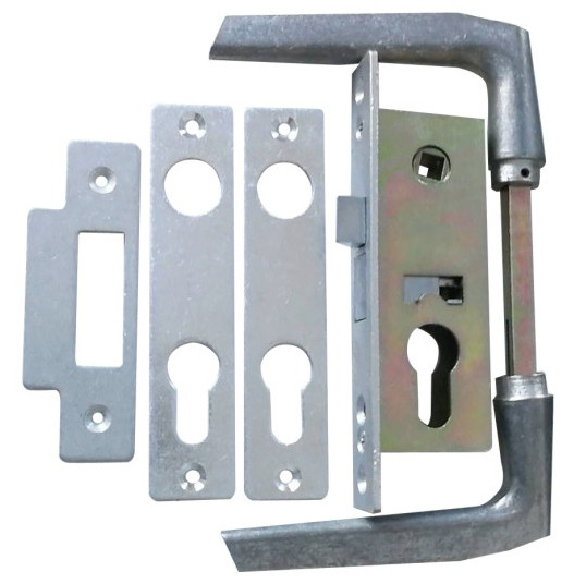 Offices Deadlatch Mortise Front Door Lock SN Finish Durable Secure Mortise Dead