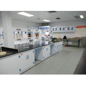 Floor Mounted PP Lab Island Table