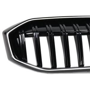 Gloss Black Car Styling Racing Grills Middle Grille With Light For BMW 3 Series