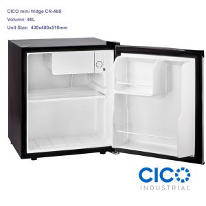 Single Door Mini Worktop Fridge , Small Office Refrigerator With Lock