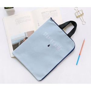 OEM shopping tote color zipper lunch Customized file canvas bag,Recycled canvas