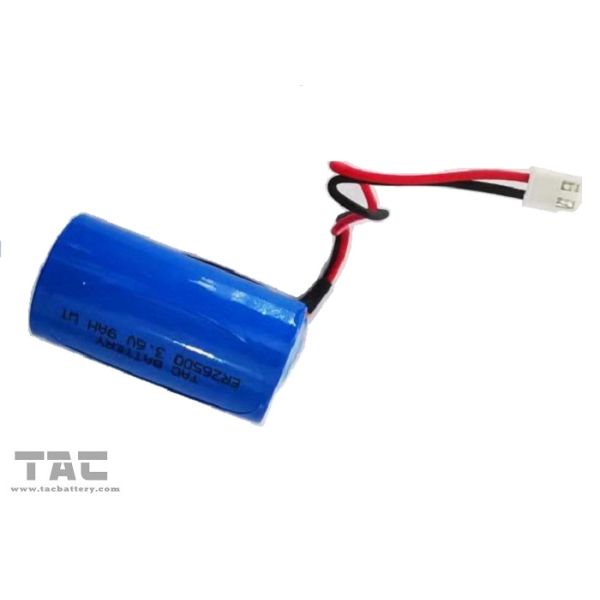 Quality 3.6v  Lisocl2 Battery ER26500 9AH With connector  for Water meter Ammeter wholesale
