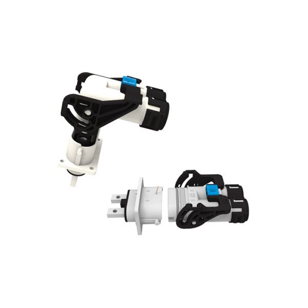 Quality Right Angle Electric Car Charging Sockets 2 Pin Insulation Resistan wholesale