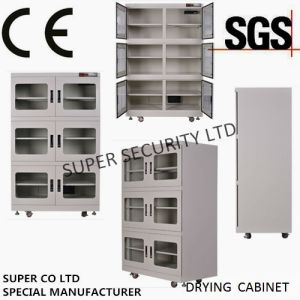 CE SGS Customized Dehumidifier Electronic Dry Cabinet , RH Range 1 - 10% For