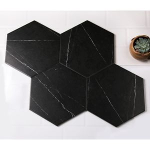 China Hexagon Matte Finished Anti Slip 20*23cm Bathroom Ceramic Tile on sale