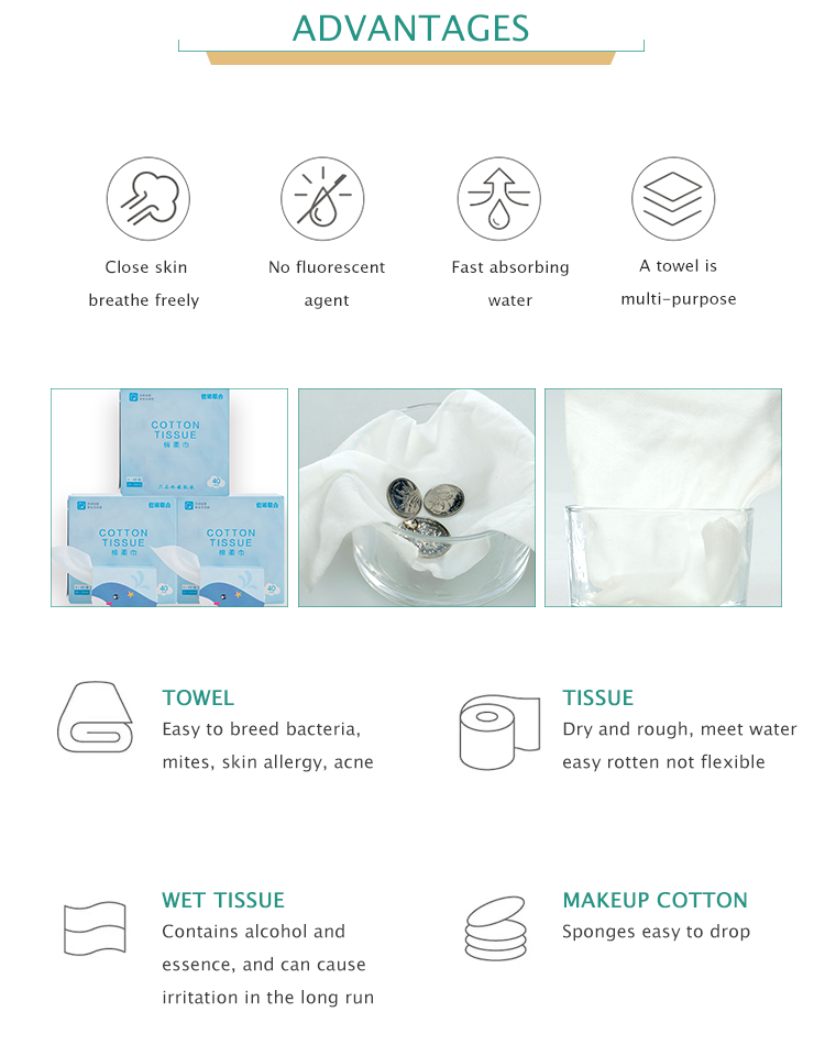 Soft Microfiber Child Disposable Cotton Towel