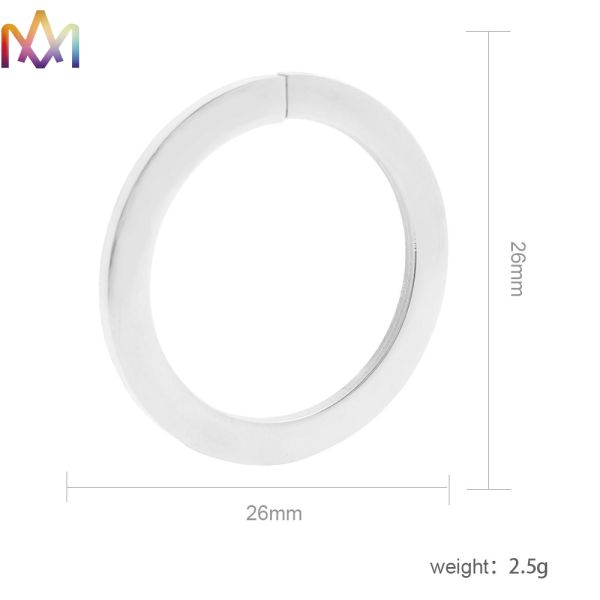 26MM SS Non Porous Openable Ring Shaped Pendant