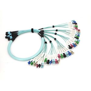 LC To SC APC Patch Cord MM OM1 OM2 OM3 OM4 LC SC Duplex Patch Cord