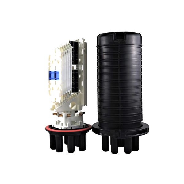 Dome Type Fiber Optic Splice Closure , Fiber Optic Joint Box 1 In 6 Out KCO-05A-32