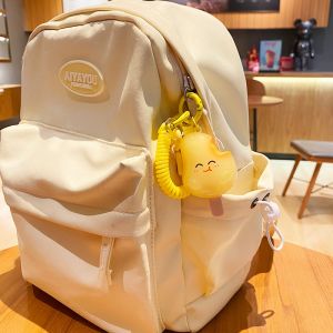 Cartoon Keychain Set Soft Touch Fruit Pendant Key Ring for Kids Party Favors