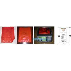 Biohazard Bag Linear Low Density, Red Isolation Infectious Waste Bag, Zip