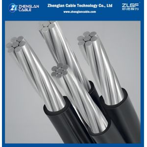China LV ABC CAAI CABLE 0.6/1KV 2x35+16+NA25mm²IEC60502-1 Overhead Insulation Cable Aluminum Cable XLPE Insulation on sale