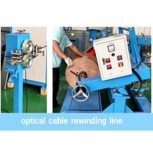 SGS Cable Coiling Machine , 50HZ Cable Rewinding Machine With Meter Counter