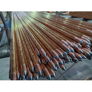 BS 7430 IEEE 80 Certified Copper-Bonded Grounding Rods For Made Of Cold Draw