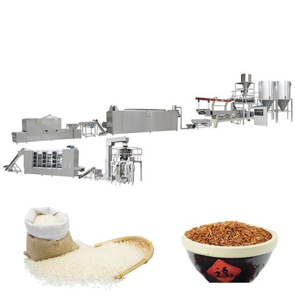 Quality 500Kg/Hr Screw Shell Artificial Rice Processing Line Stainless Steel wholesale