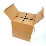 Custom Kraft Paper Packging Material Portable Gift Box With Folding And String