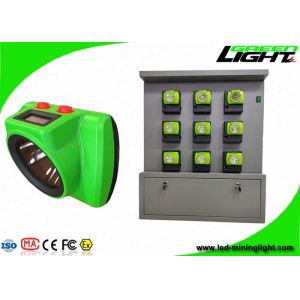 IP68 Rechargeable Led Hard Hat Light 25000lux ABS PC Material With Tracking
